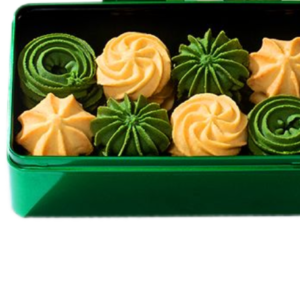 Elegant Green Matcha Pastry Gift Box